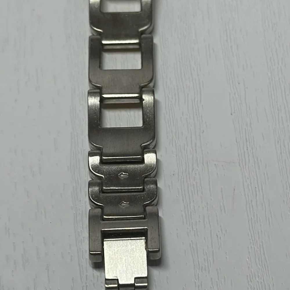 Fossil ES-9246 Ladies Womens Gold Silver Stainless‎ Steel Watch Needs BATTERY